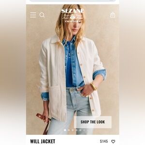 NWOT Sézane Will Jacket
